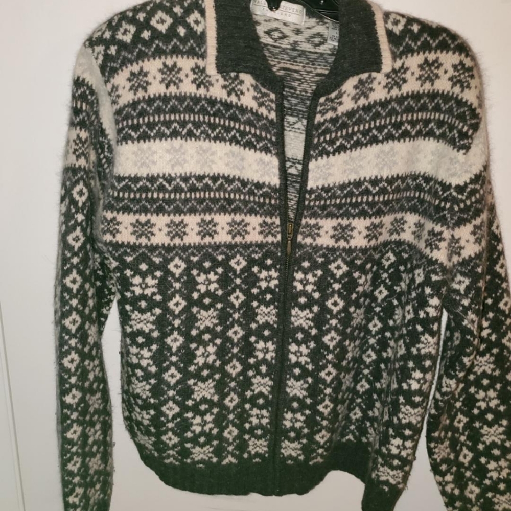 Valerie Stevens fur blend sweater sz L